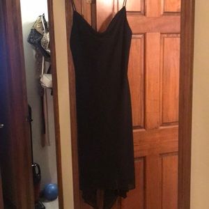 Black midi length evening/ cocktail dress